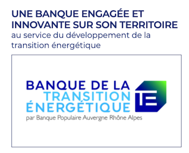 Banque de la transition énergétique -BP Aura